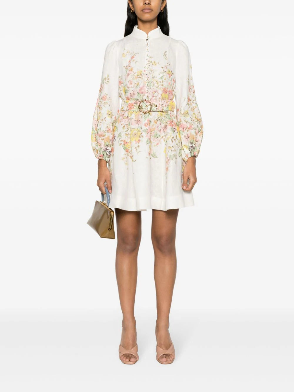 ZIMMERMANN Matchmaker Buttoned Mini Dress
