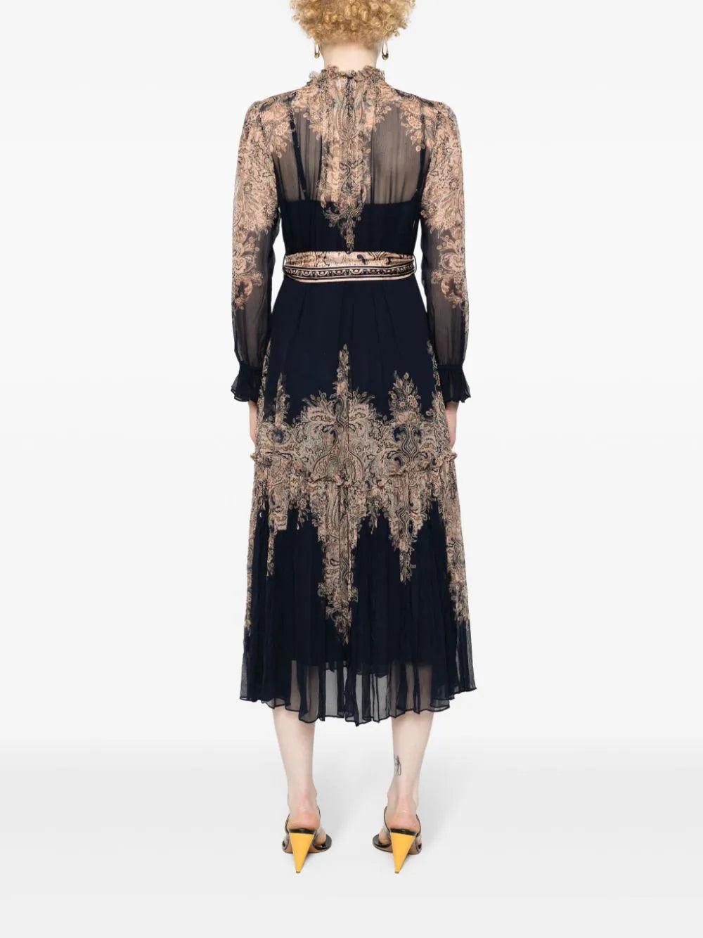 ZIMMERMANN Natura Midi Dress
