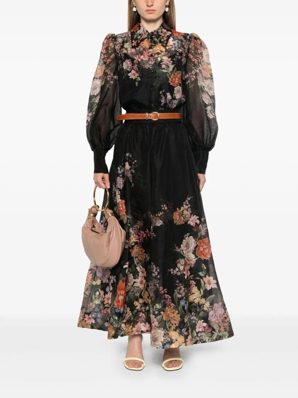 ZIMMERMANN Pavilion Tie Neck Blouse