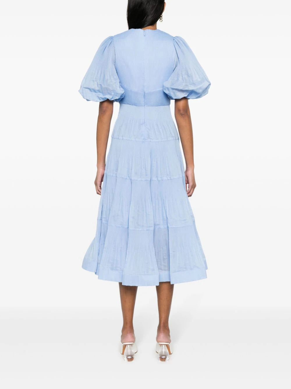 ZIMMERMANN Pleated Midi Dress