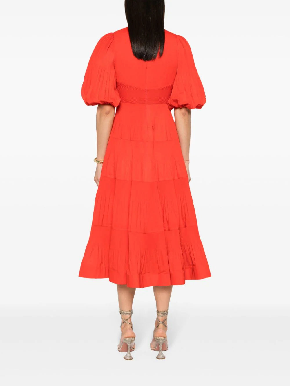 ZIMMERMANN Pleated Midi Dress