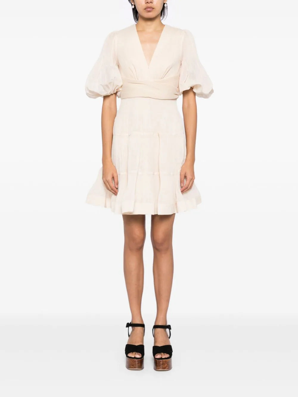 ZIMMERMANN Pleated Mini Dress