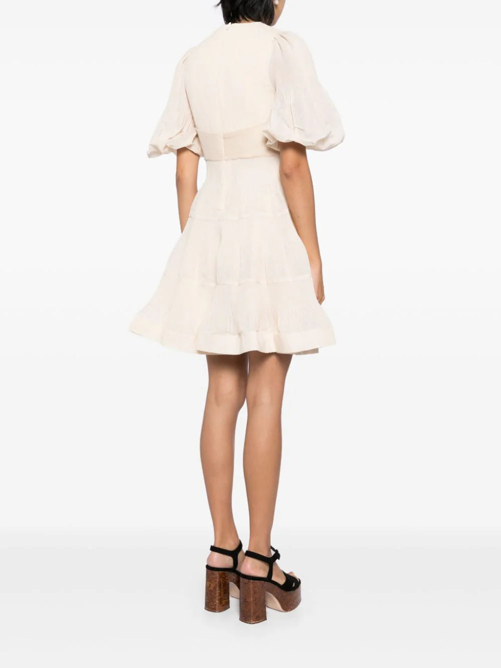 ZIMMERMANN Pleated Mini Dress