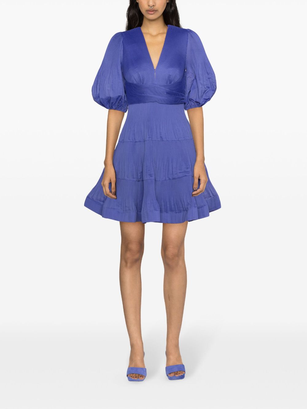 ZIMMERMANN Pleated Mini Dress