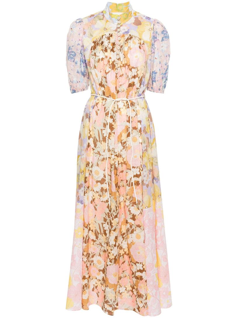 ZIMMERMANN Pop puff sleeve maxi dress