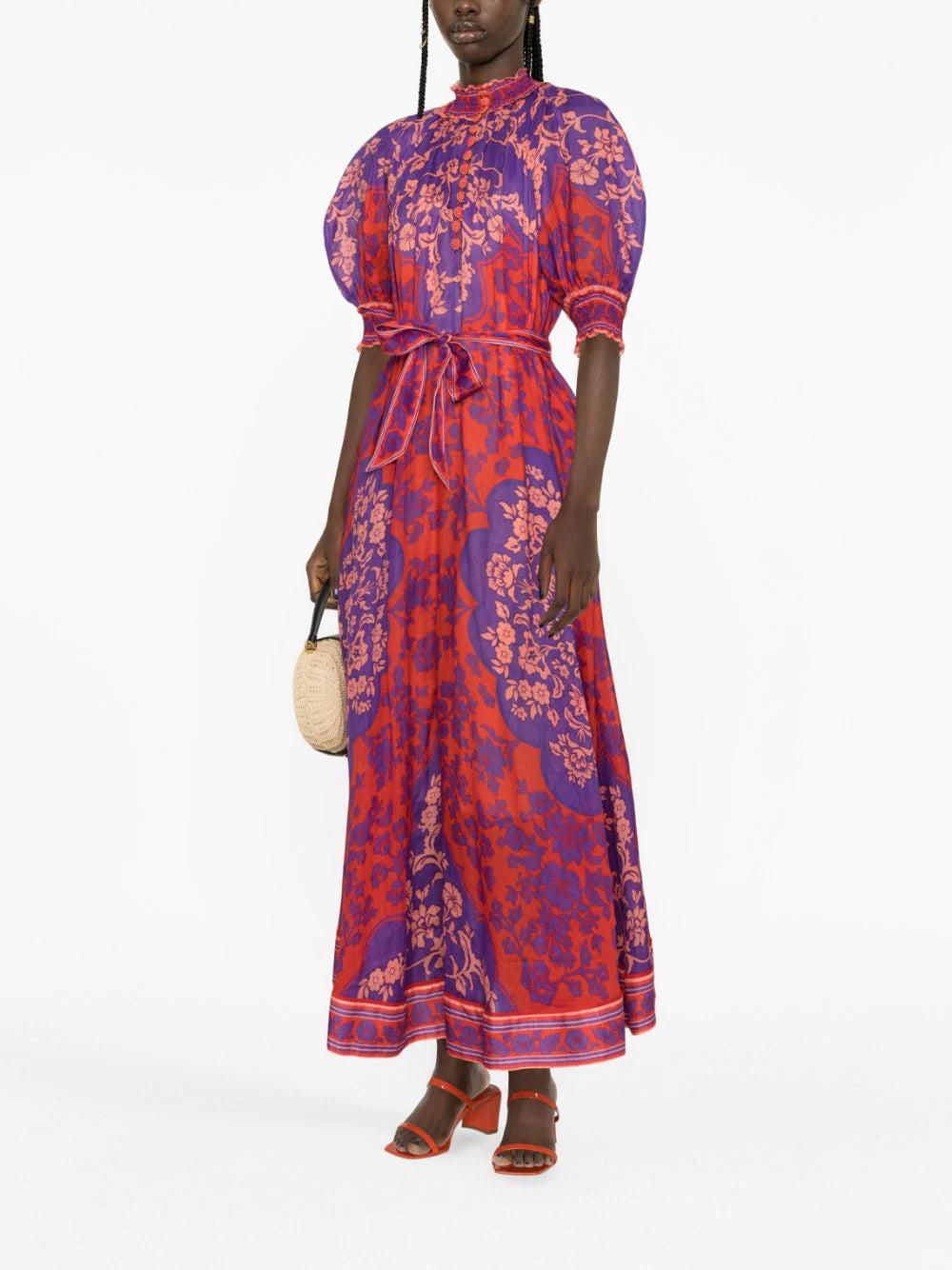 ZIMMERMANN Raie Swing Maxi Dress