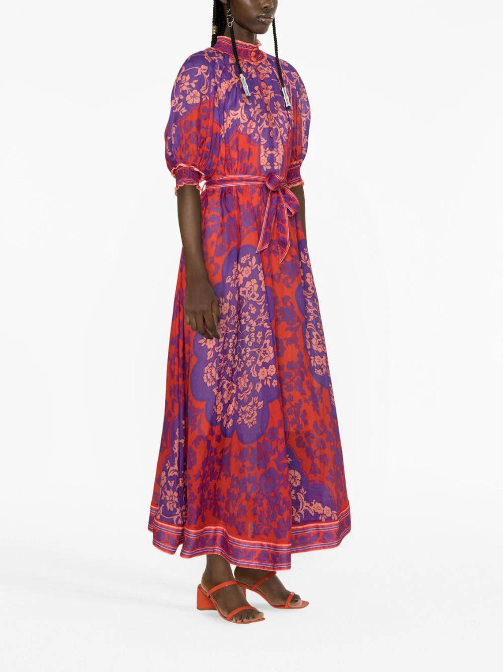 ZIMMERMANN Raie Swing Maxi Dress