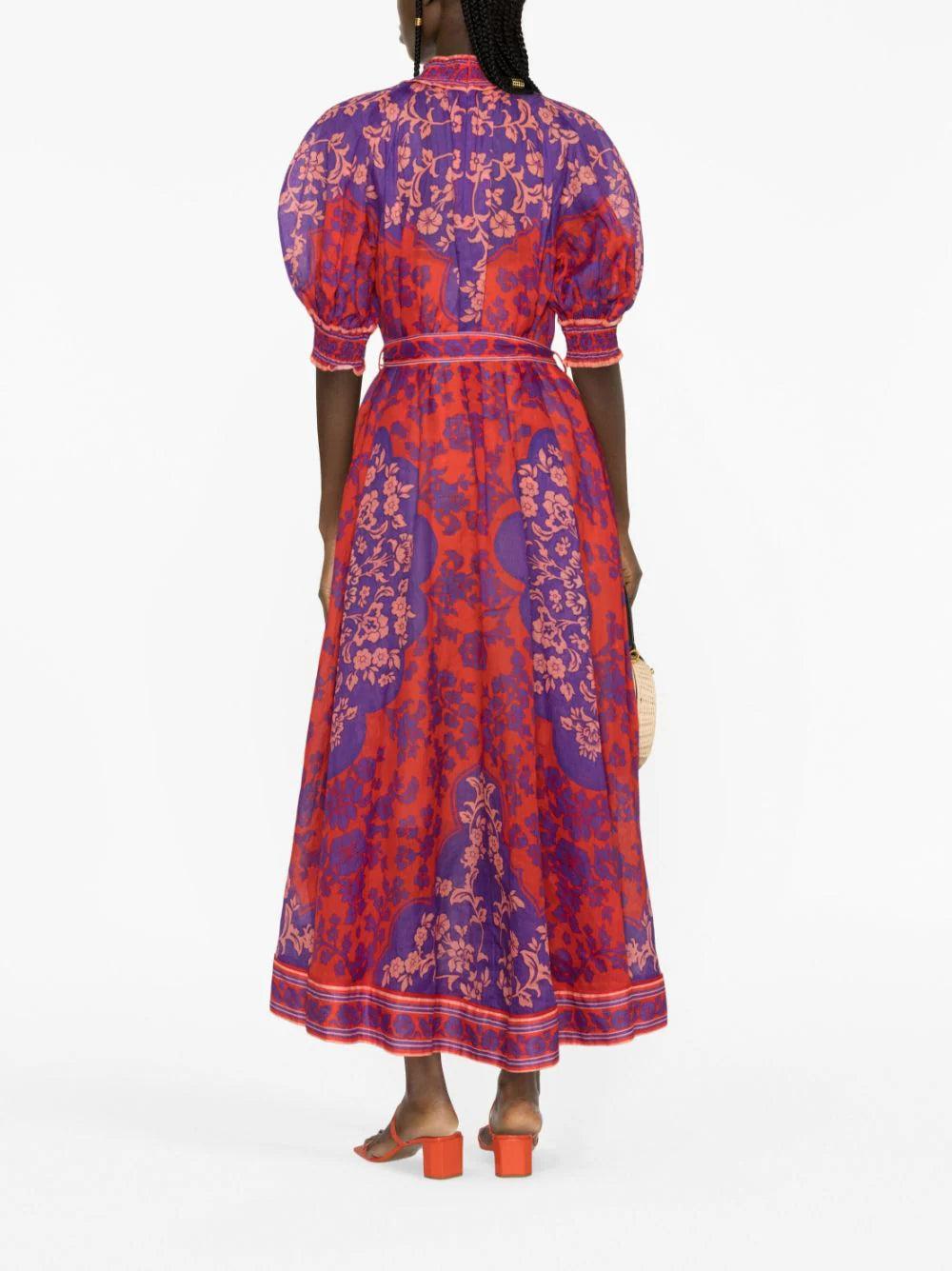 ZIMMERMANN Raie Swing Maxi Dress
