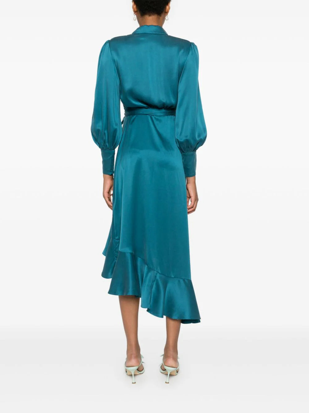 ZIMMERMANN Wrap Midi Dress