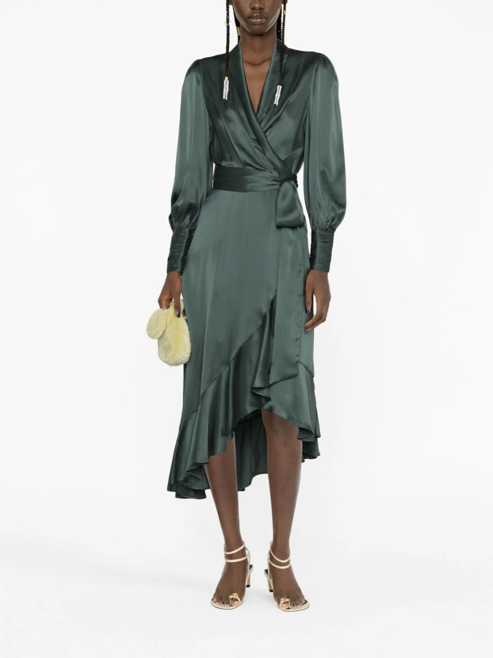 ZIMMERMANN Wrap Midi Dress