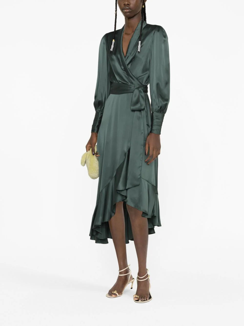 ZIMMERMANN Wrap Midi Dress