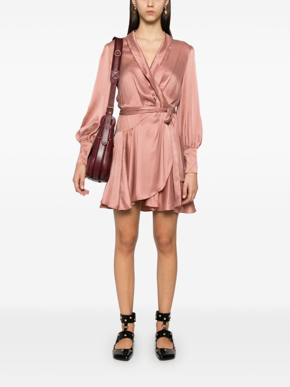 ZIMMERMANN Wrap Mini Dress