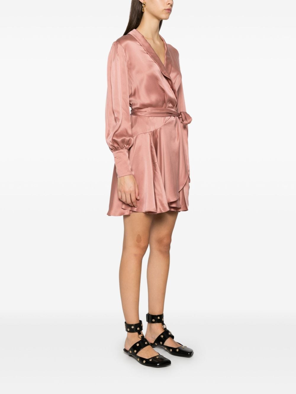ZIMMERMANN Wrap Mini Dress