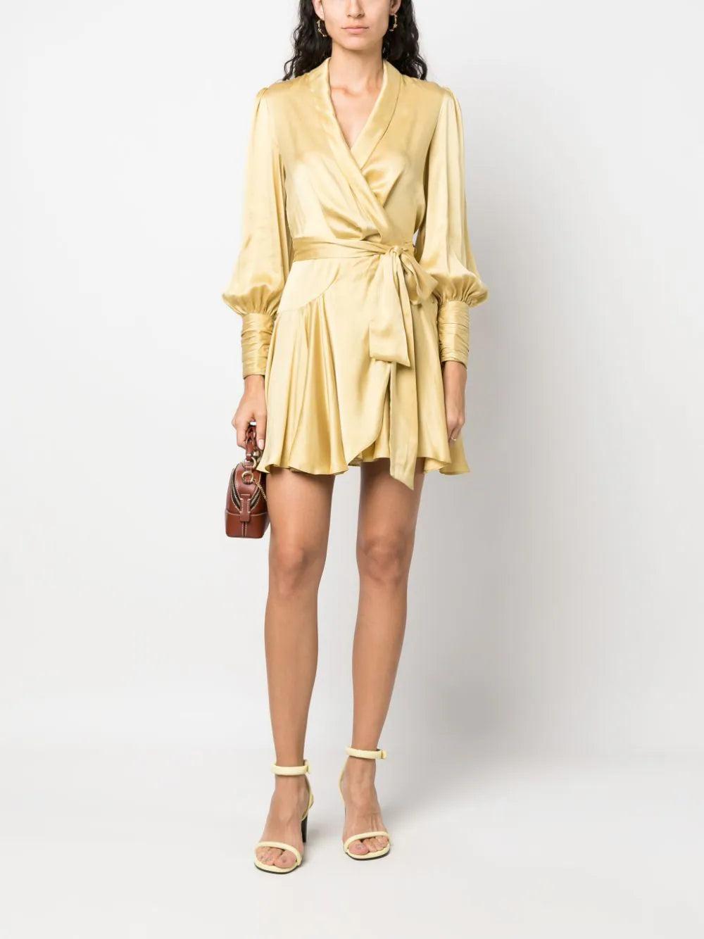 ZIMMERMANN Wrap Mini Dress