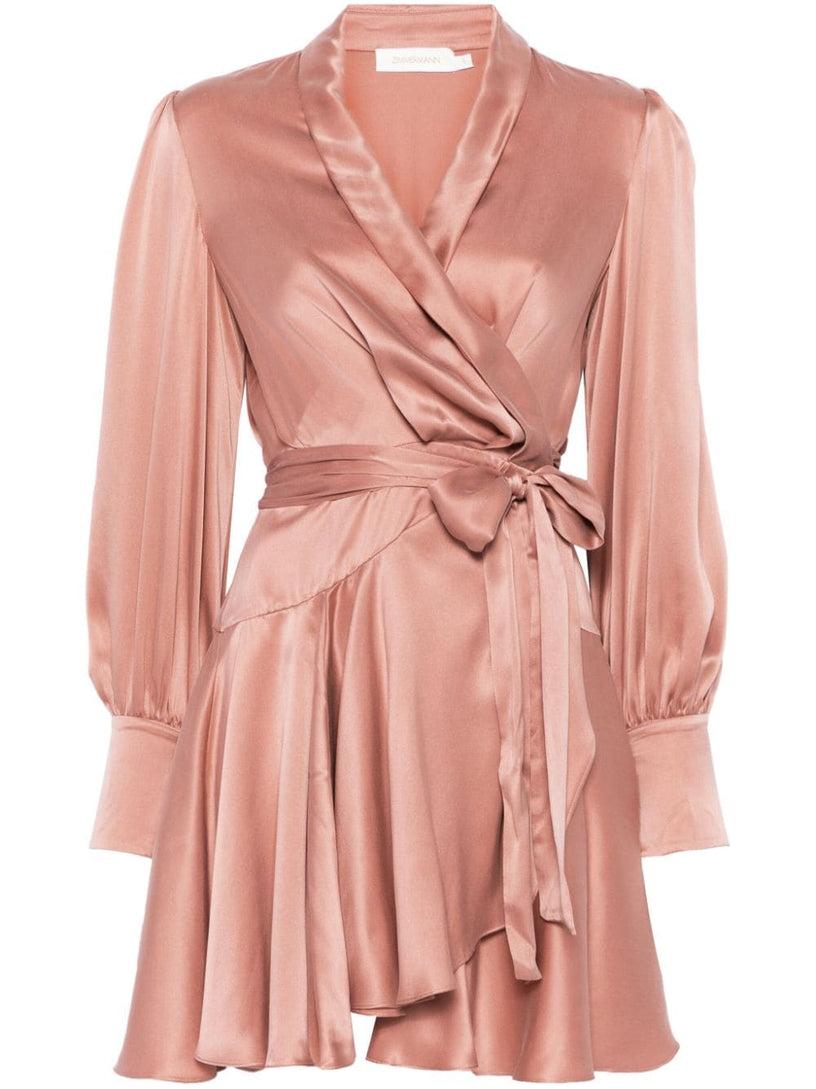 ZIMMERMANN Wrap mini dress