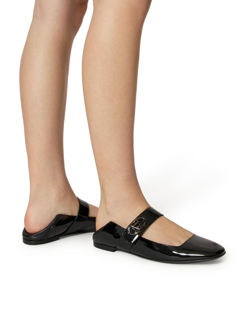 Suitnegozi BALLERINA MARY-JANE VLOGO LOCKER IN VERNICE