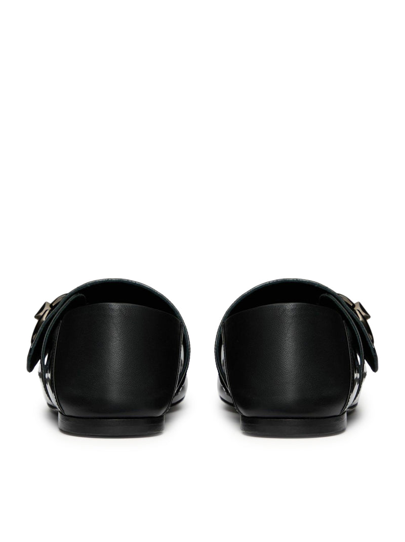 Suitnegozi BALLERINA MARY-JANE VLOGO LOCKER IN VERNICE