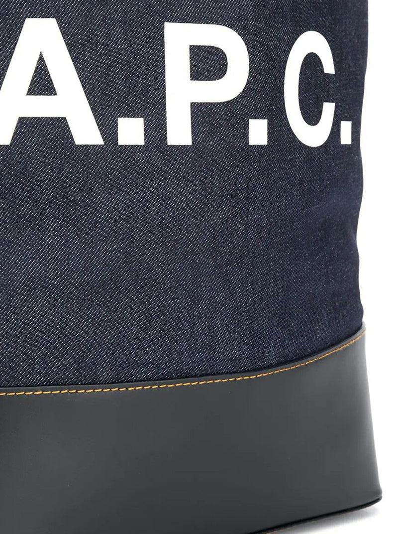 Suitnegozi BORSA A SPALLA AXEL IN DENIM CON INSERTI IN PELLE