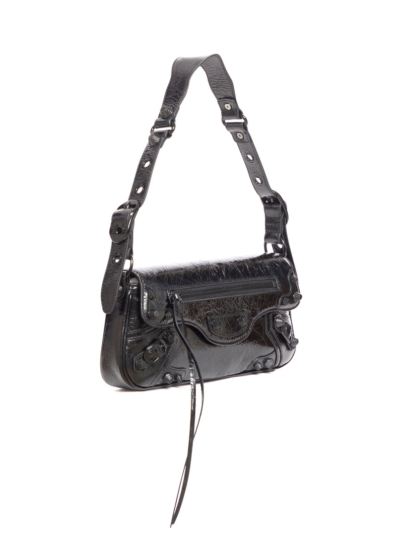 Suitnegozi Borsa A Spalla Le Cagole Sling Piccola In Pelle Nera