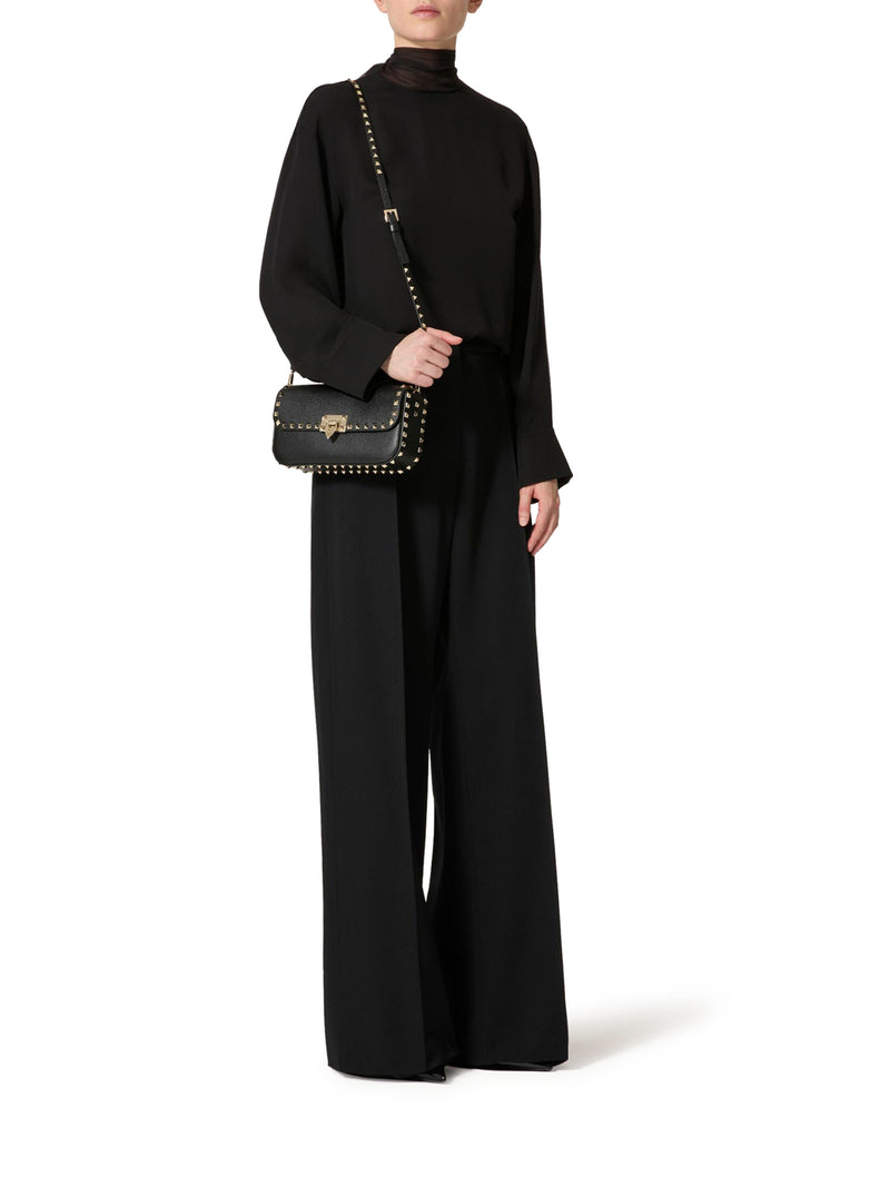 Suitnegozi BORSA A TRACOLLA VALENTINO GARAVANI ROCKSTUD IN VITELLO GRANATO