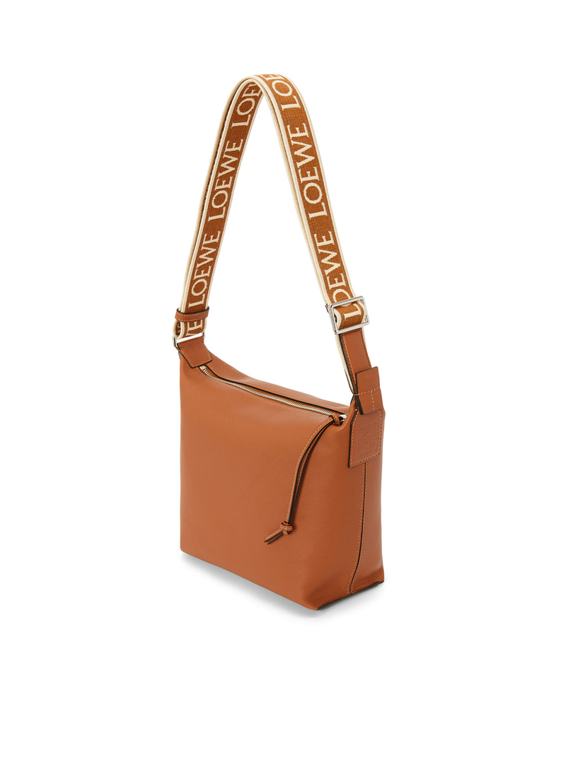 Suitnegozi Borsa Cubi Crossbody Piccola In Pelle Di Vitello Liscia E Jacquard