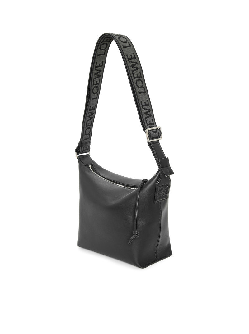 Suitnegozi Borsa Cubi Crossbody Piccola In Pelle Di Vitello Liscia E Jacquard