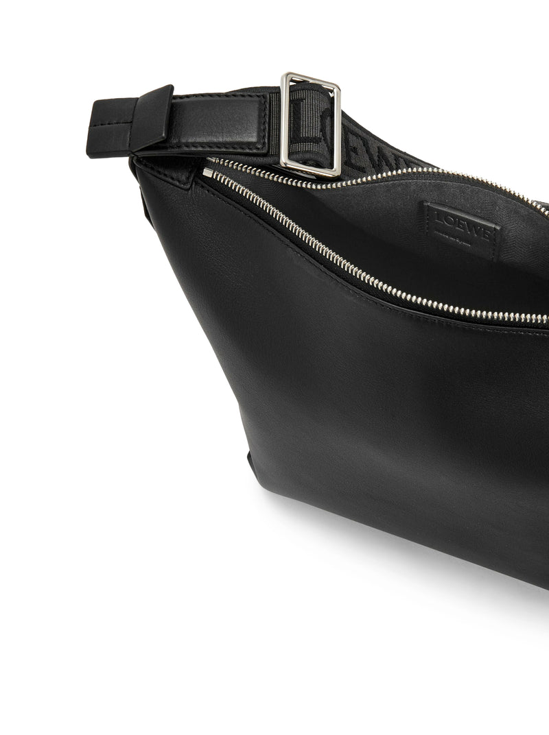 Suitnegozi Borsa Cubi Crossbody Piccola In Pelle Di Vitello Liscia E Jacquard