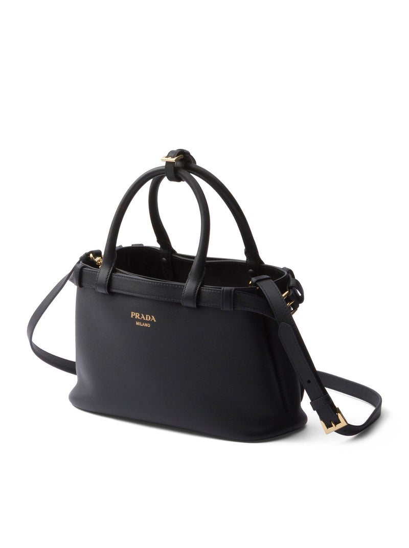 Suitnegozi Borsa Prada Buckle Small In Pelle Con Doppia Cintura