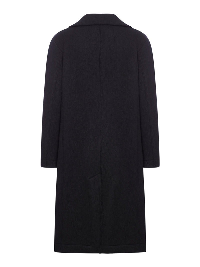 Suitnegozi Cappotto Regular Fit Con Collo A Revers In Lana Cotta