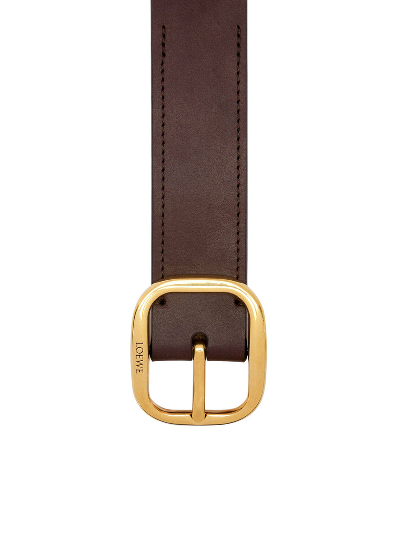 Suitnegozi Cintura Morbida Arrotondata In Pelle Di Vitello Classica