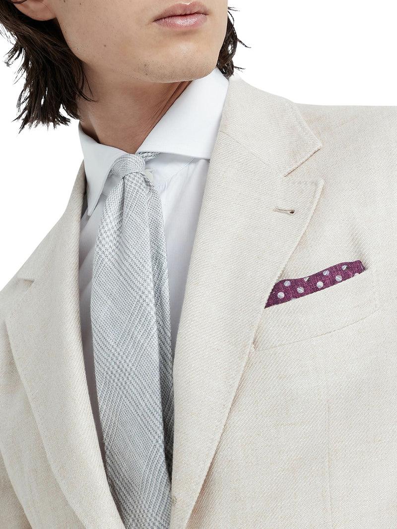 Suitnegozi Fazzoletto Da Taschino Con Motivo Geometrico