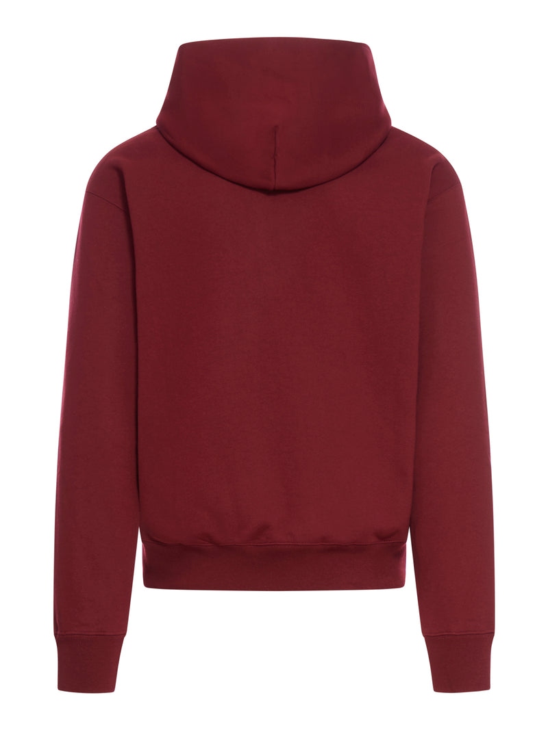 Suitnegozi FELPA CON CAPPUCCIO STAMPATA IN JERSEY DI COTONE