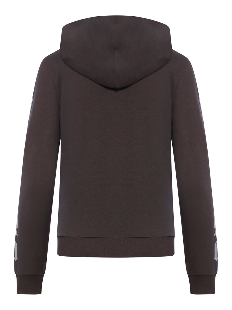 Suitnegozi FELPA CON ZIP NO LOGO IN STRETCH JERSEY PEELING