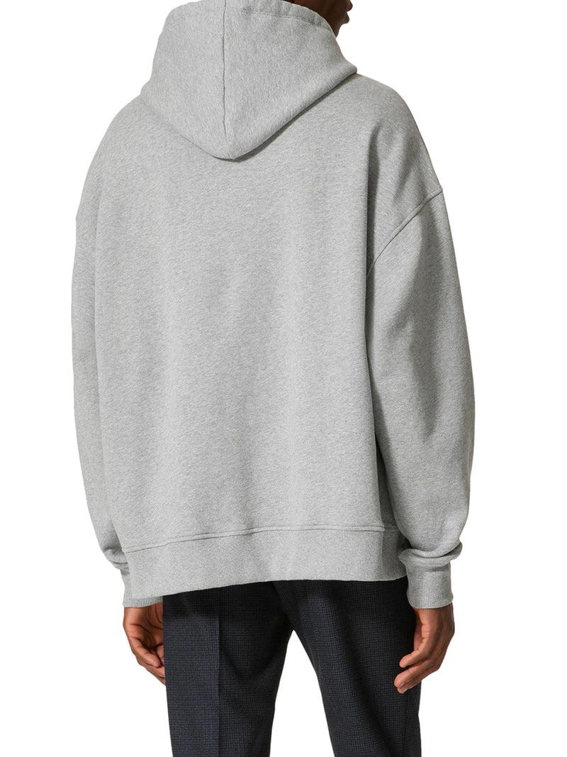 Suitnegozi FELPA IN COTONE CON CAPPUCCIO E V DETAIL METALLICA