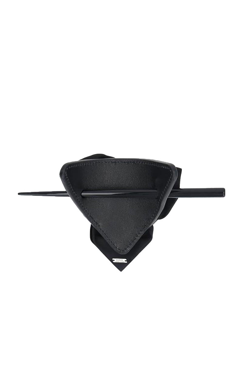 Suitnegozi FERMAGLIO PER CAPELLI IN PELLE LISCIA E RE-NYLON