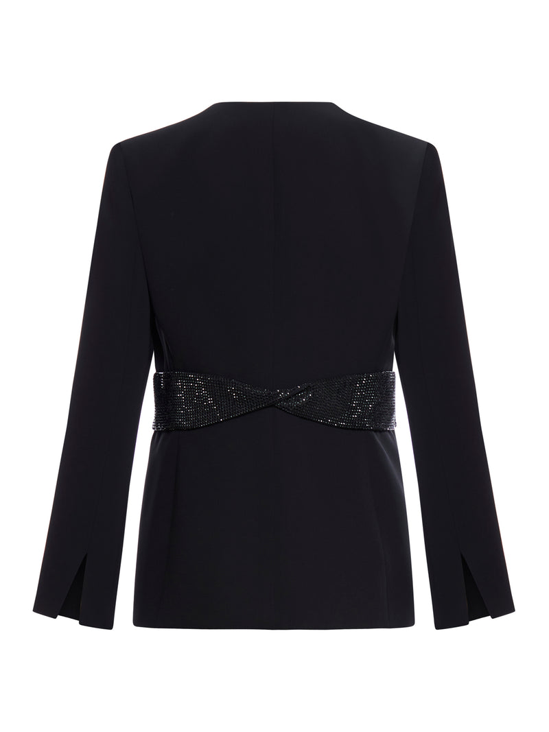 Suitnegozi GIACCA CON INSERTI IN STRASS TONO SU TONO