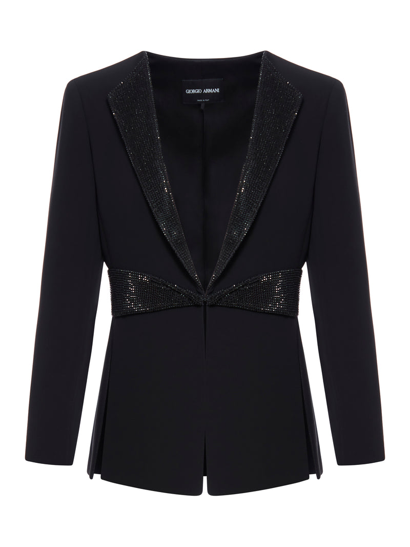 Suitnegozi GIACCA CON INSERTI IN STRASS TONO SU TONO