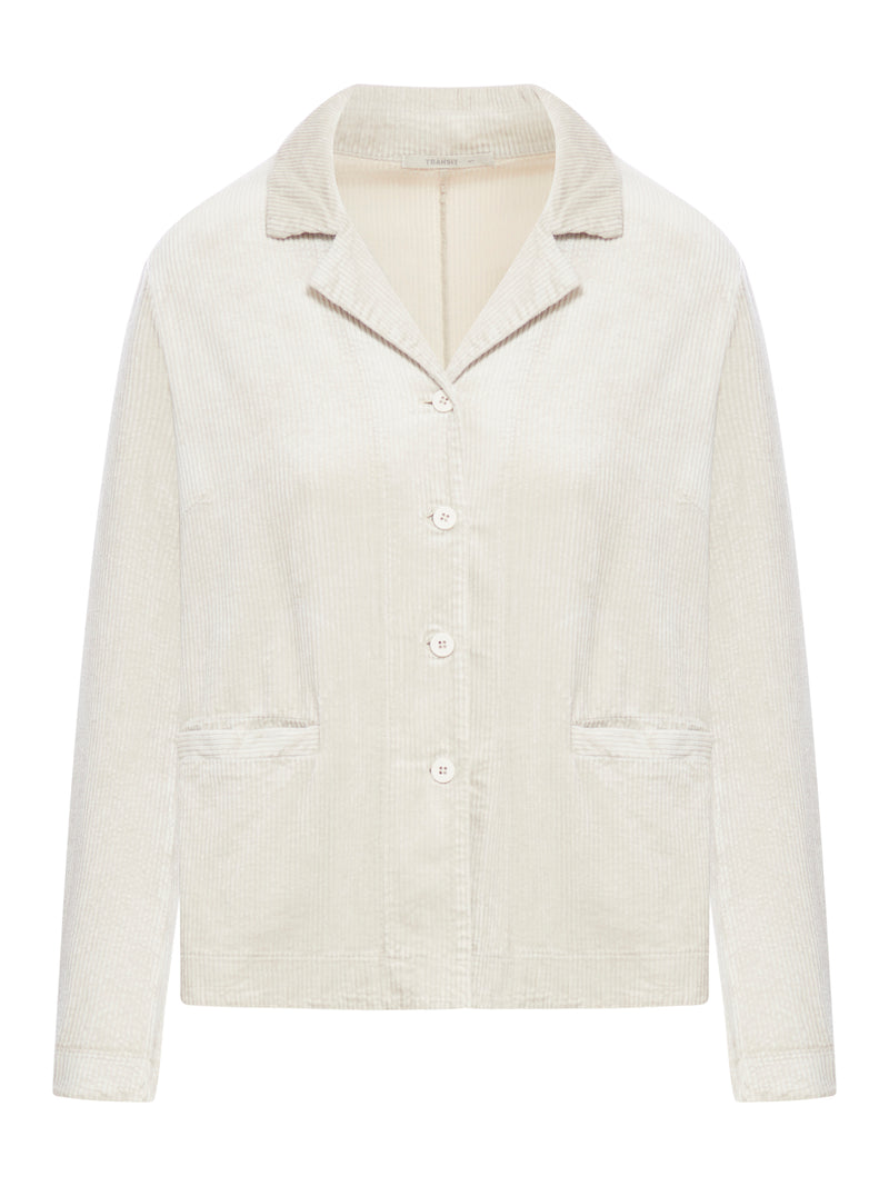 Suitnegozi Giacca in velluto a coste di viscosa e cotone stretch