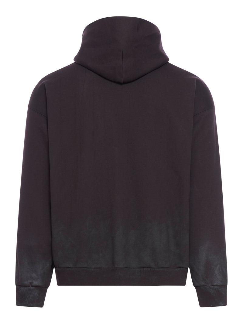 Suitnegozi HOODIE METAL BB STENCIL MEDIUM FIT DA UOMO IN NERO/BIANCO