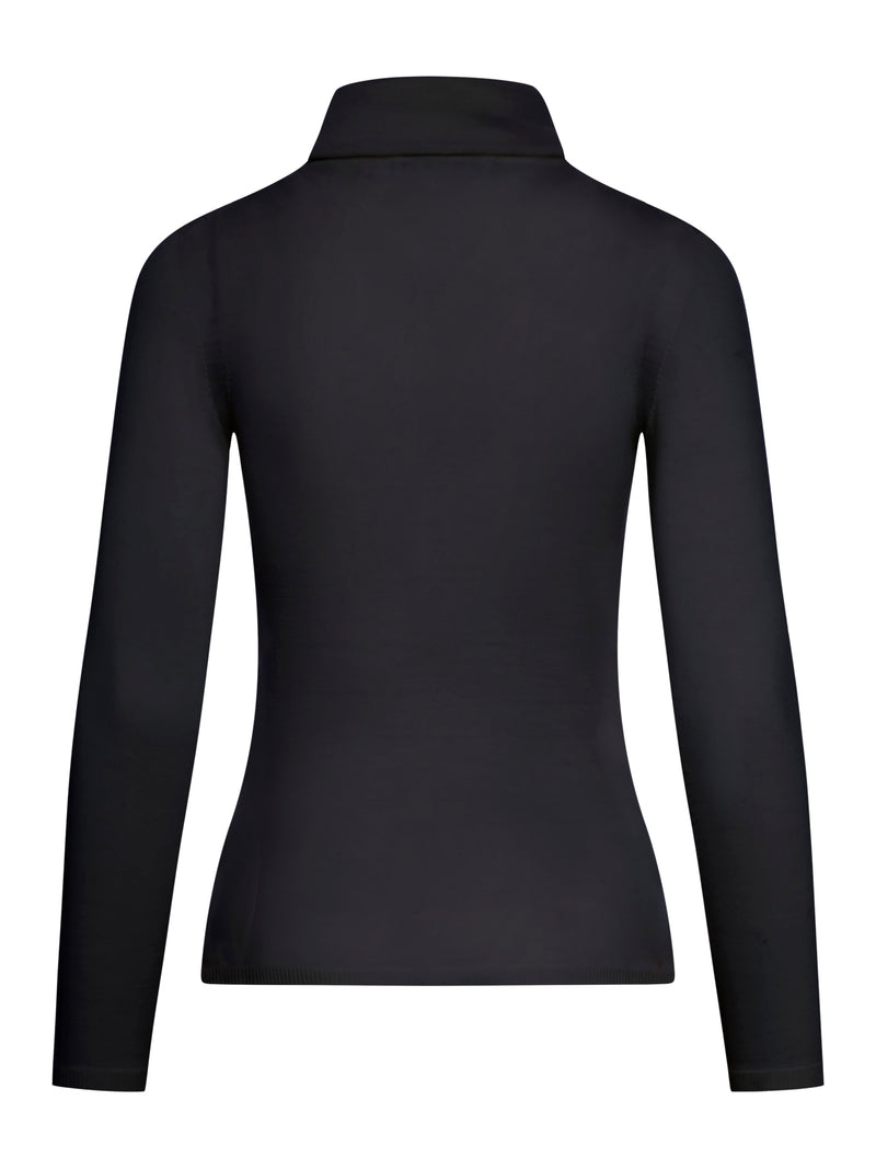 Suitnegozi Maglione A Collo Alto In Lana Vergine Saluto