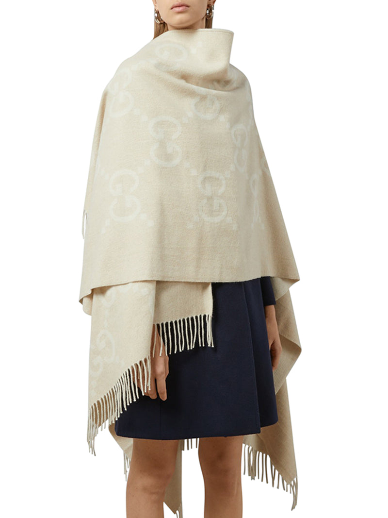 Suitnegozi MANTELLO IN CASHMERE JUMBO GG REVERSIBILE