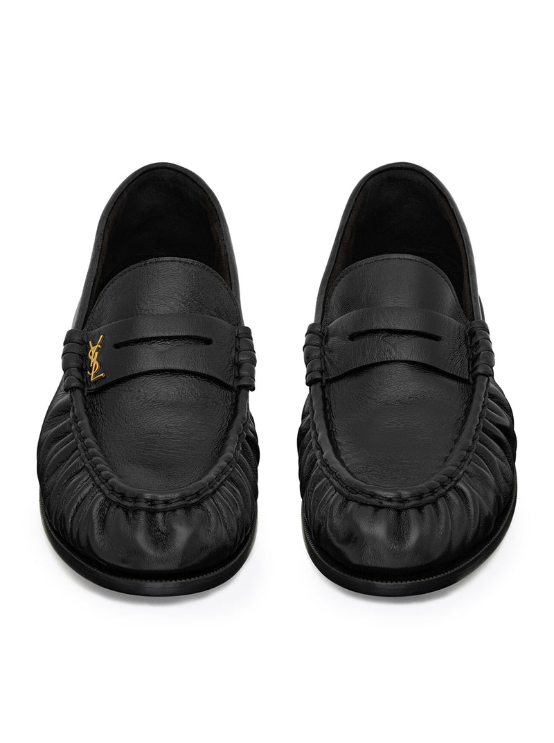 Suitnegozi MOCASSINI LE LOAFER IN PELLE STROPICCIATA LUCIDA