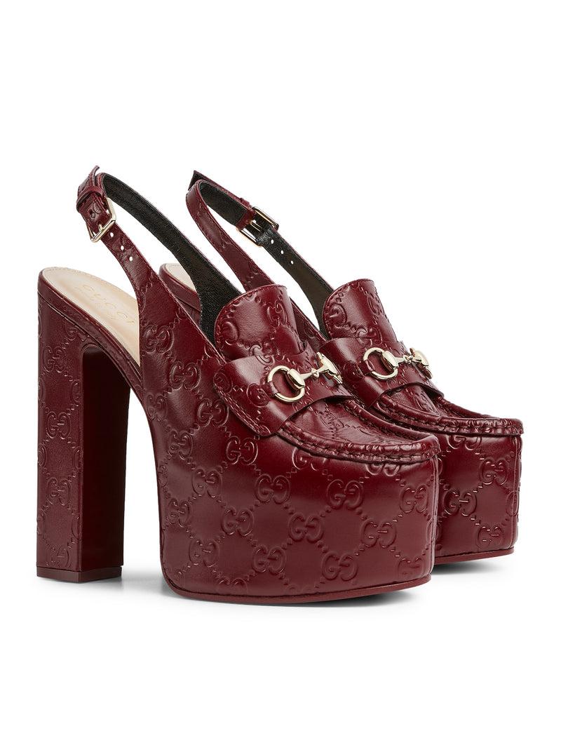 Suitnegozi MOCASSINO SLINGBACK DONNA CON PLATEAU E MORSETTO