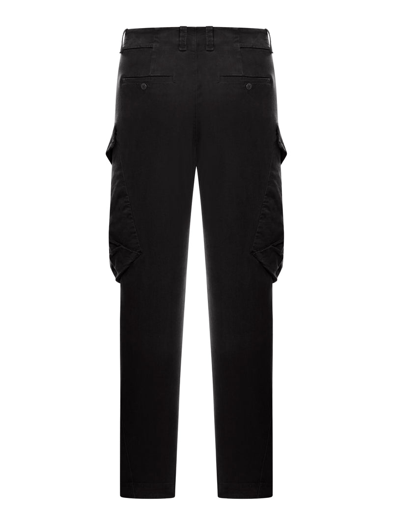 Suitnegozi Pantalone Cargo Regular Fit In Tencell E Modal Stretch Smerigliato