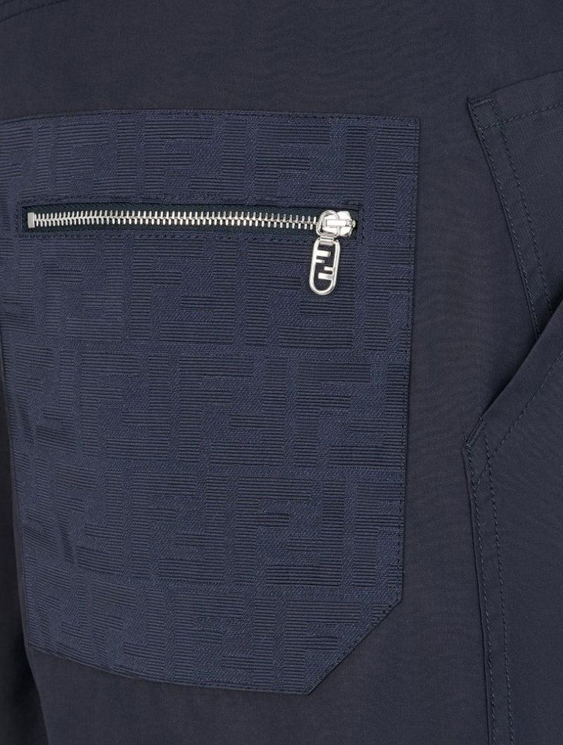 Suitnegozi Pantaloni Corti In Cotone Tecnico FF Blu