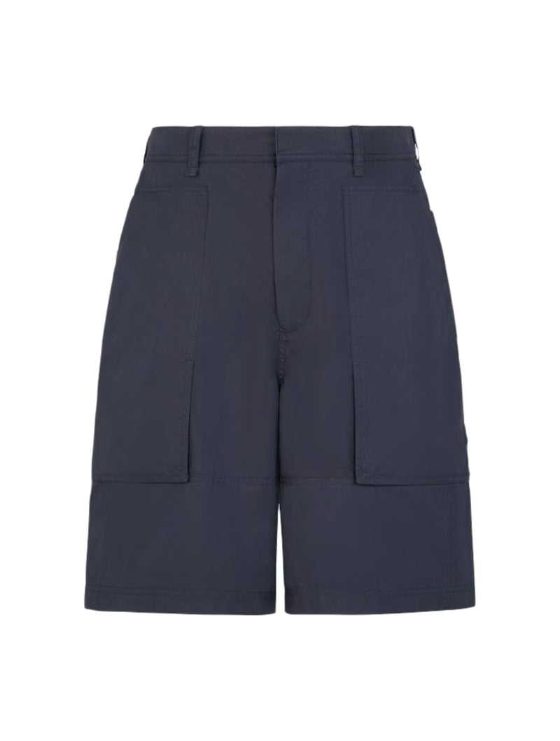 Suitnegozi Pantaloni corti in cotone tecnico FF blu