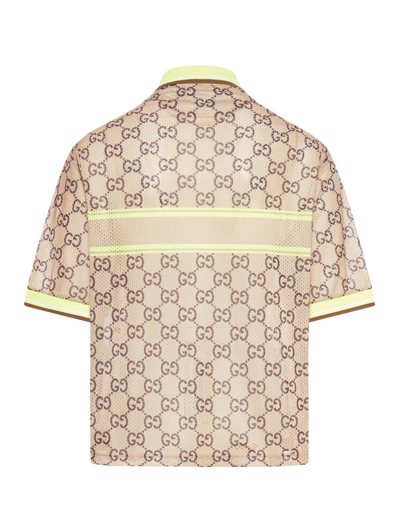 Suitnegozi POLO CON STAMPA GG IN RETE DI POLIESTERE