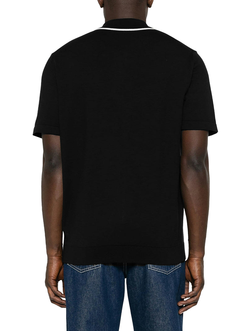 Suitnegozi POLO IN COTONE CON PROFINI E LOGO A CONTRASTO