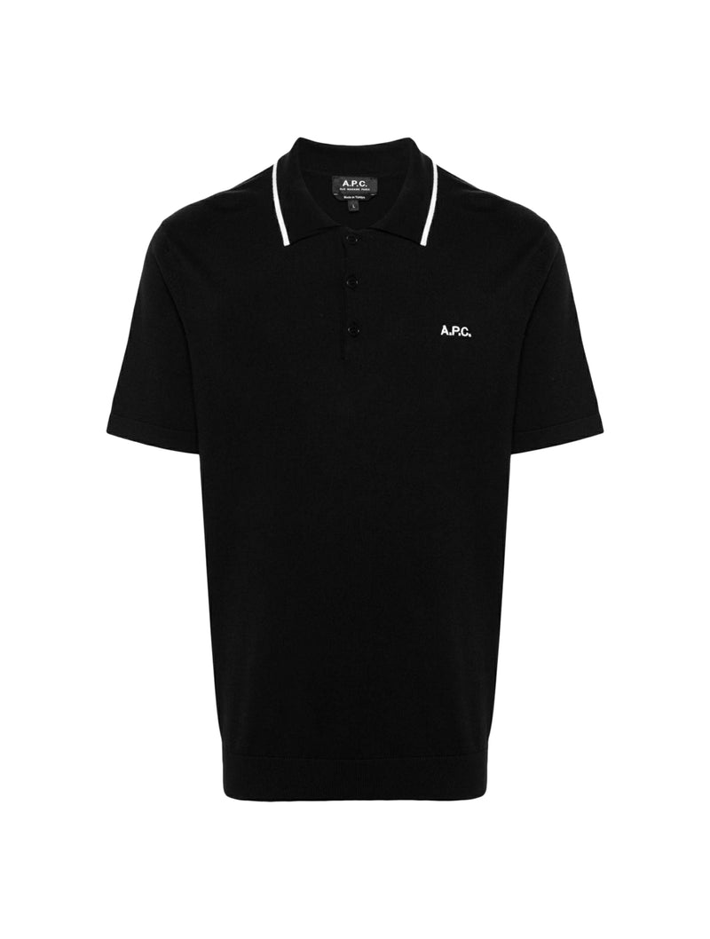 Suitnegozi POLO IN COTONE CON PROFINI E LOGO A CONTRASTO