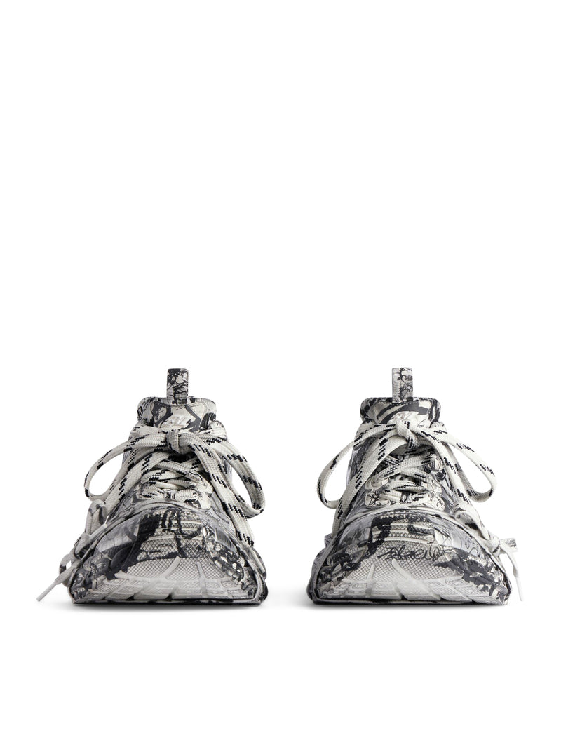 Suitnegozi SNEAKER 3XL EXTREME GRAFFITI DA UOMO IN BIANCO/NERO